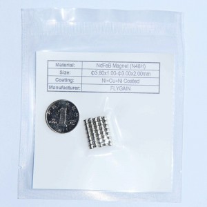 Εργοστάσιο Χονδρική Τιμή Thin Micro Ακριβής μαγνήτης για τους αισθητήρες